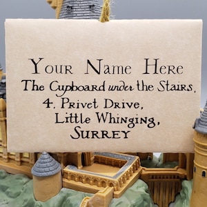 Customizable Wizard School Acceptance Letter Ornament
