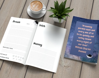 Galaxy Dream Journal: Guided Daily Dream Notebook