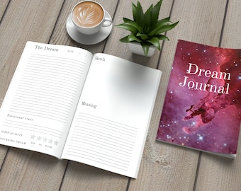 Galaxy Dream Journal: Guided Daily Dream Notebook (5x8)
