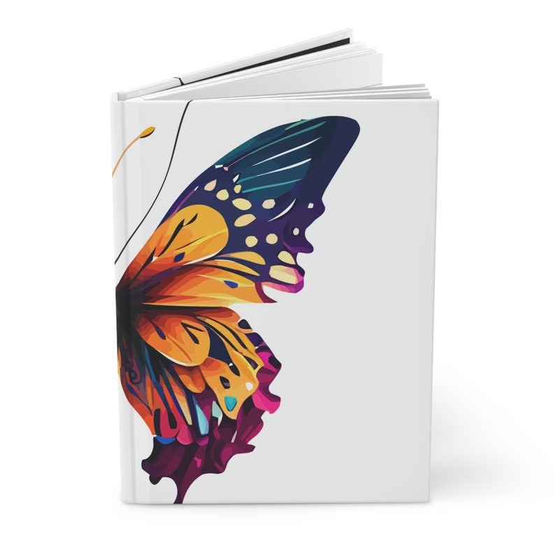 Personalizable Butterfly Journal Custom Butterfly Notebook Gift for Her