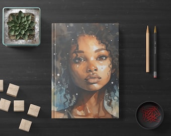 Watercolor Black Woman Journal: Daily Affirmations, Dream Journal