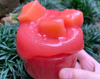 Grapefruktlemonad, gelékubslime