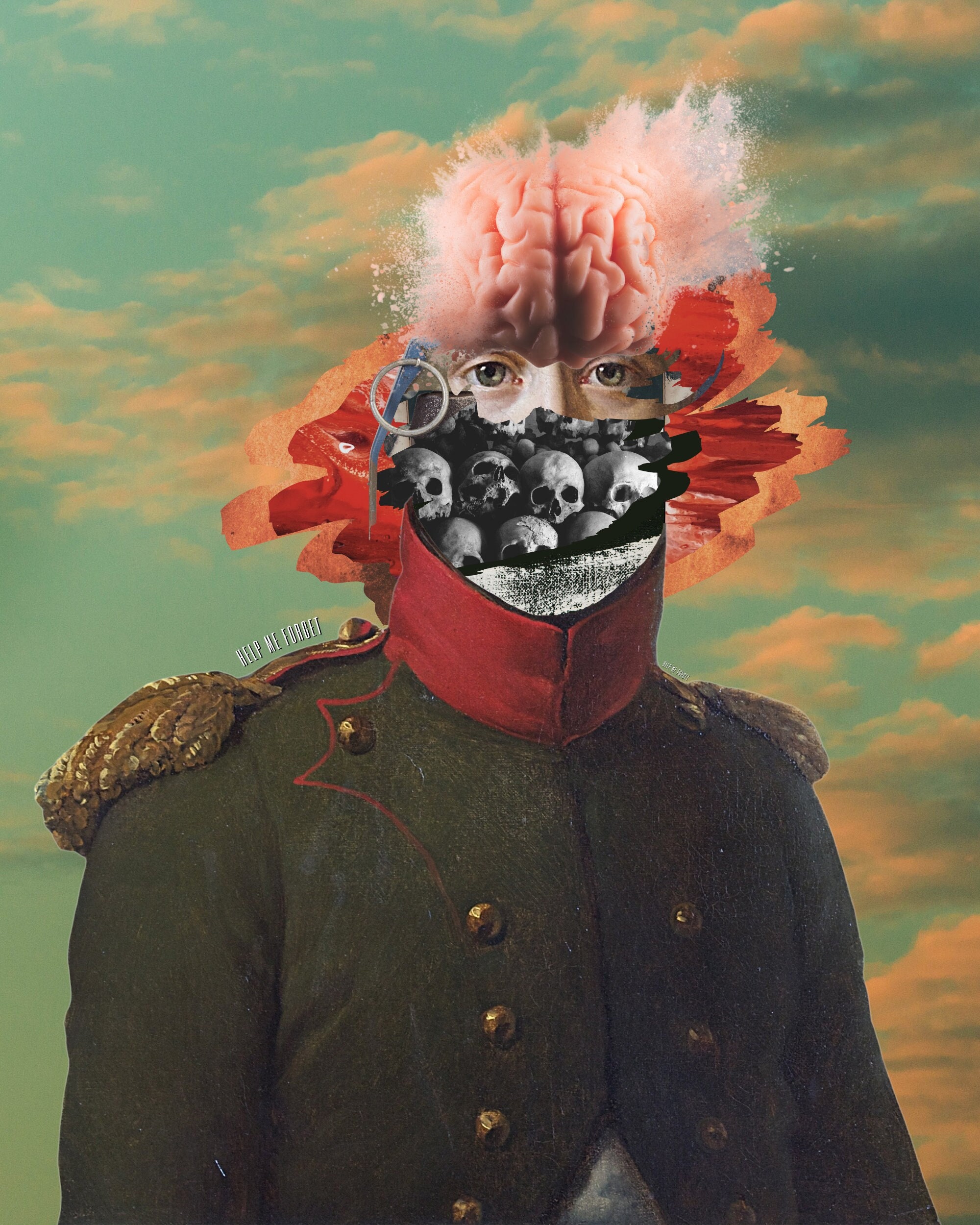 Handville The Treacherous Quiet of Collapse by J.A. Handville digital Collage Art ...