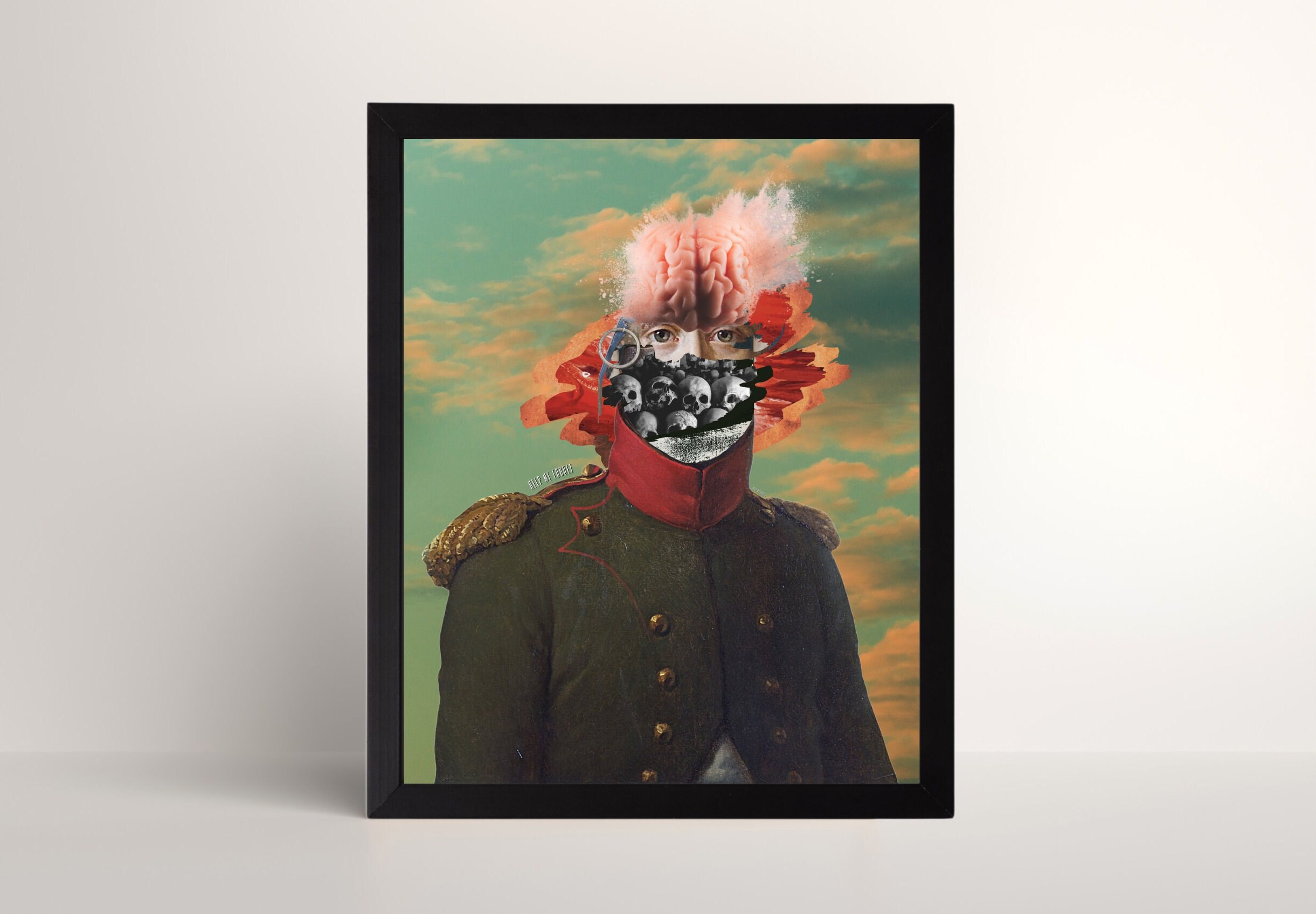 Handville The Treacherous Quiet of Collapse by J.A. Handville digital Collage Art ...