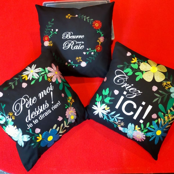 Housse de coussin 40cmx40cm