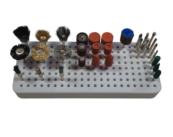 Workbench Organization Made Easy: Proxxon/Dremel Bit Holder with 168 Slots | Garage Essential