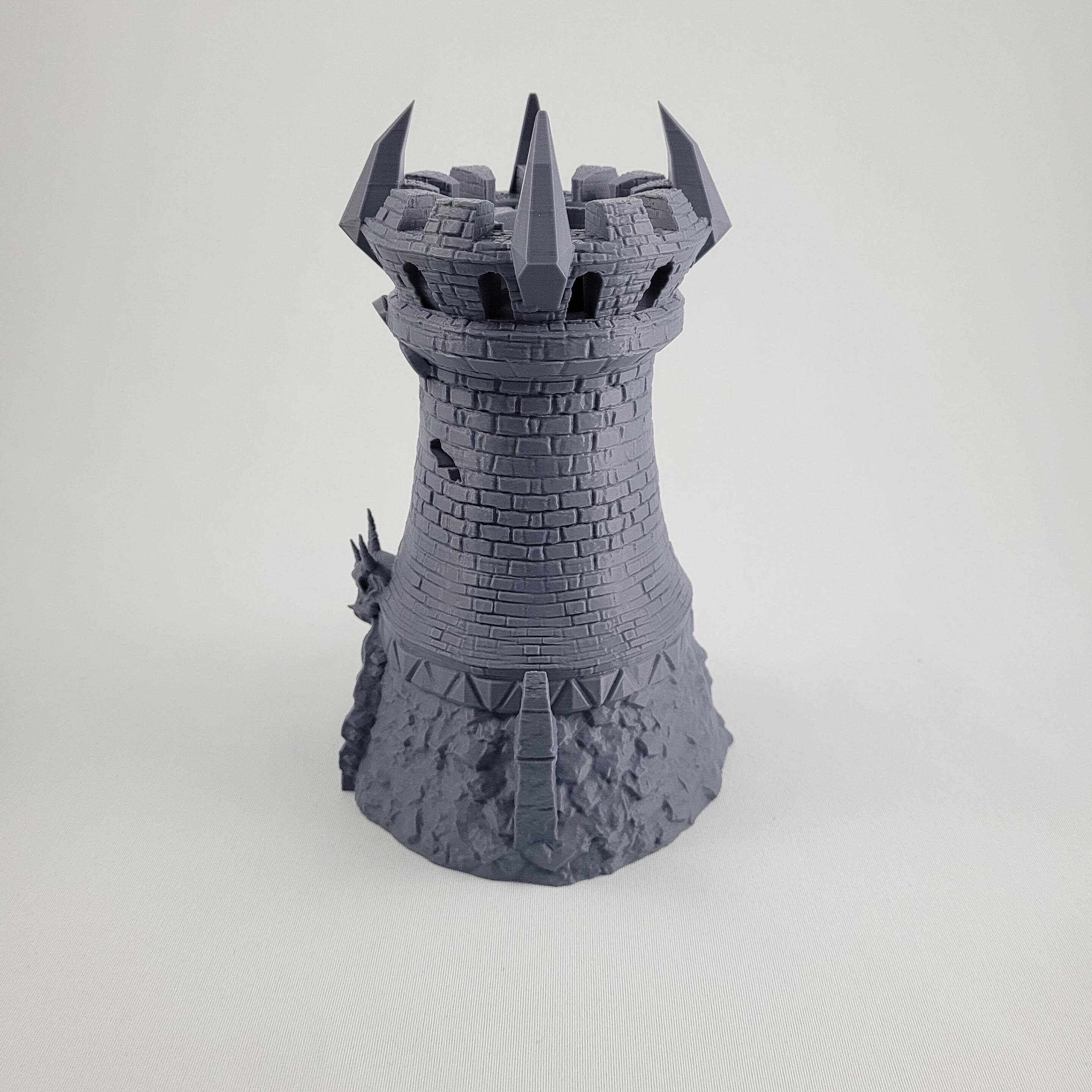 Fighter 3D Printed Dice Tower Fantasy Game Class Inspired Dice Tower ...