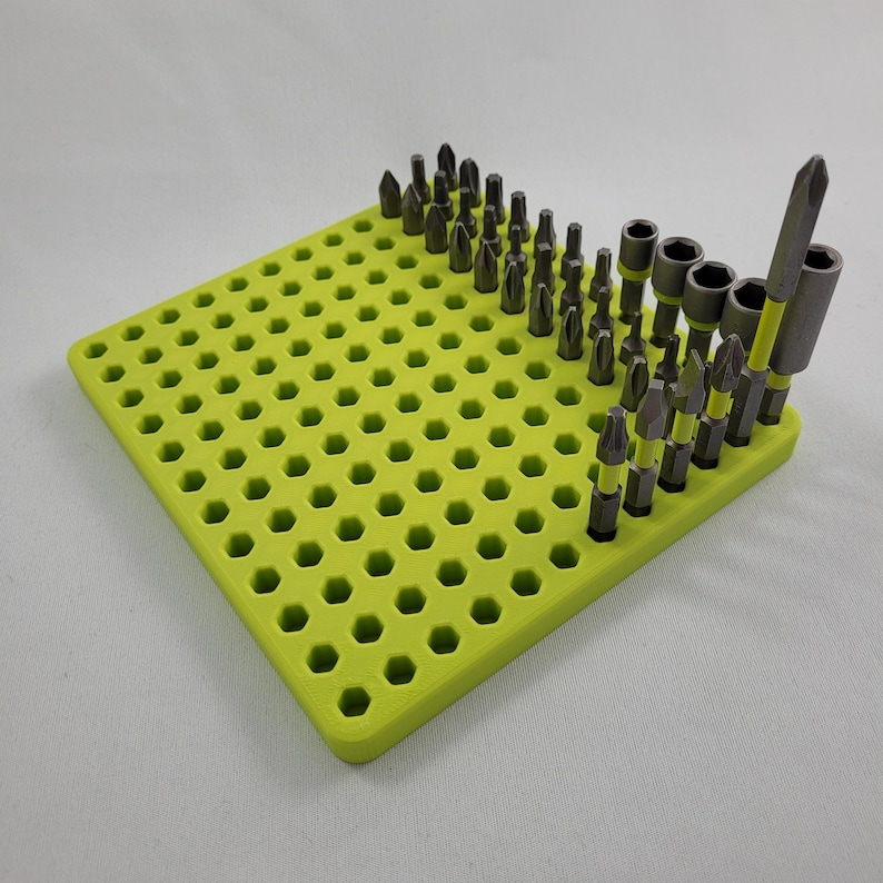 Hex Bit Organizer | 144 Slots | Drill Bit Holder for Tool Chest ...