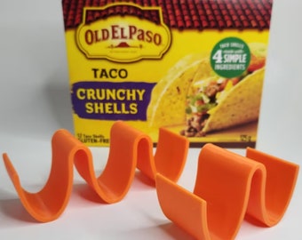 Taco Stand for Hard or Soft Shell Tacos | Double or Triple Holder | Taco Tuesday Kitchen Hack | Easy To Clean | Gift for Foodie Taco Lovers