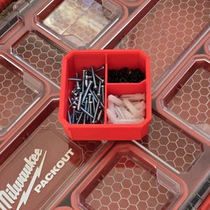 Milwaukee PACKOUT Insert | 3 Slots | For Low-Profile Organizers | Gift For Him | Style 5