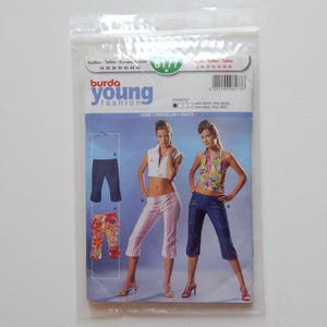 Cartamodello Burda, Burda Vintage, Pantaloni Burda 8177, Cartamodello Burda Rare, Cartamodello di carta per cucire, Moda Burda Giovane