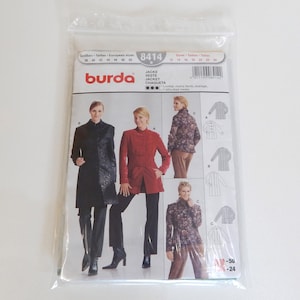 Burda 8414 Vintage Jacket Sewing Pattern (Sizes 12-24)
