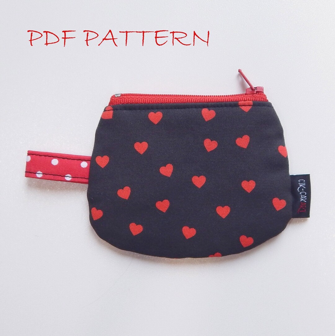 Pdf Pattern, Pdf Patterns, Pdf Pattern Coin Purse, Pattern for Pouch