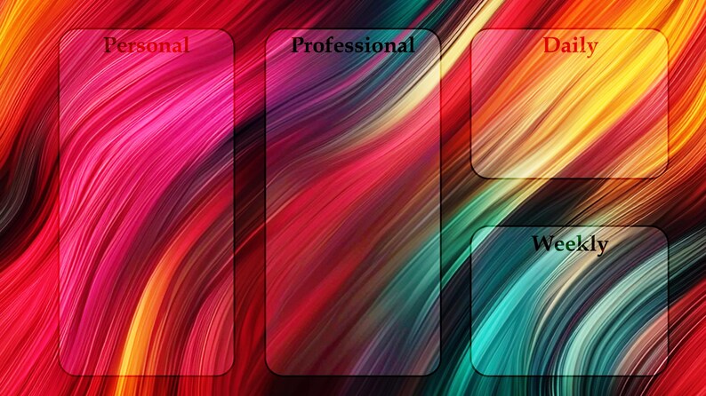 4K Abstract Desktop Wallpaper Organizer by Neduz Designs (PNG File) - Etsy