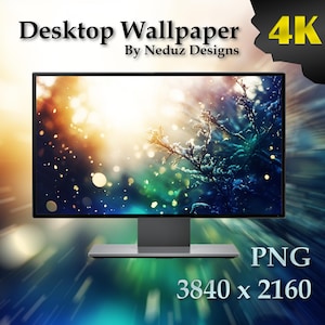 Winter Wonderland 4K Desktop Wallpaper: Snowy Landscape PNG (Digital Download)