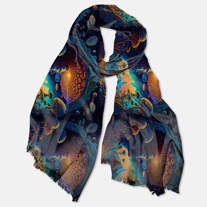 Trippy pashmina scarf discount