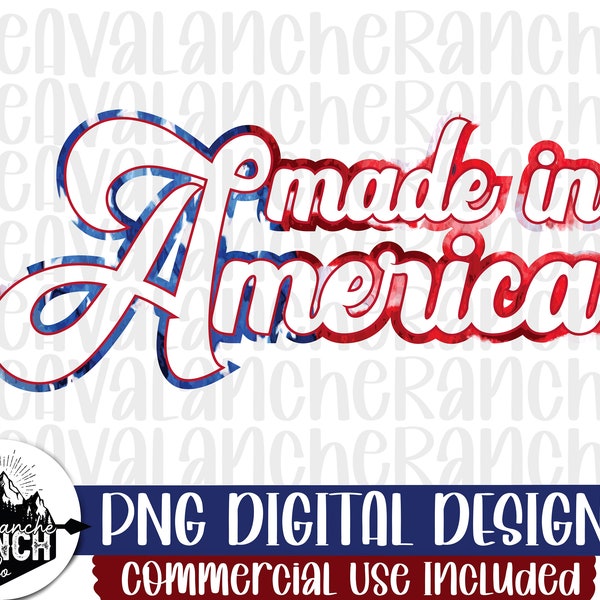 Made In America Png, Fourth of July Png, Sublimation Designs Downloads, Png Files For Sublimation, Digital Download, Patriotic Png Files