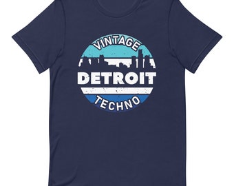 Blaues Techno-T-Shirt