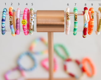 Pulsera con cuentas Heishi