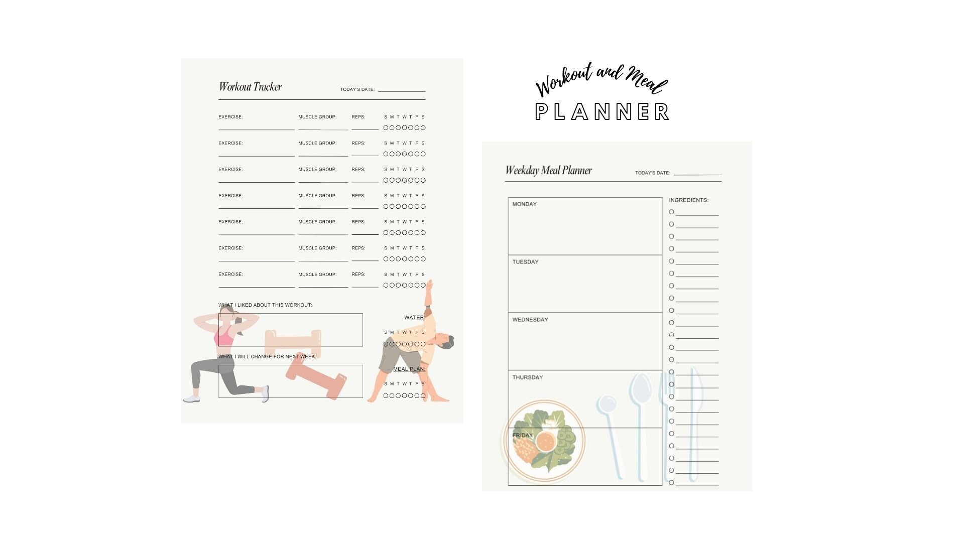 Personalized Workout And Meal Planner Journal Achieve Your Fitness personalized-workout-and-meal-planner-journal-achieve-your-fitness