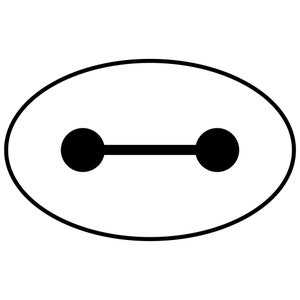 Baymax SVG, fichier téléchargeable Baymax, Big Hero Six SVG
