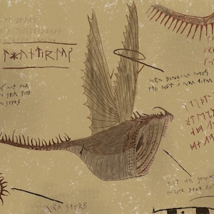 HTTYD, Printable Artwork, The Dragon Book, Page from The Dragon Book, Digital Artwork, Screensaver