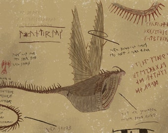 HTTYD, Printable Artwork, The Dragon Book, Page from The Dragon Book, Digital Artwork, Screensaver