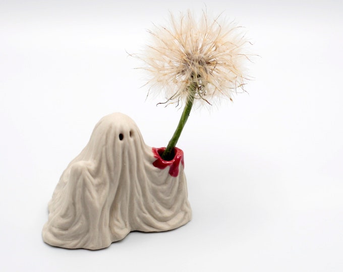 Miniature Ghost Bud Vase - Blood