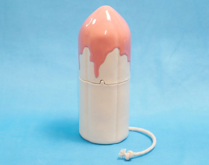 Ceramic Tampon Hider - Pink