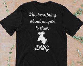 Het beste ding over mensen is hun hond T-shirt - Cocker Spaniel TShirt, Dog Owner Shirt, Cadeau voor hond eigenaar
