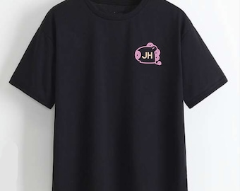 BTS J-Hope Embroidered T Shirt, BTS Tshirt, Kpop Apparel, Kpop Merch