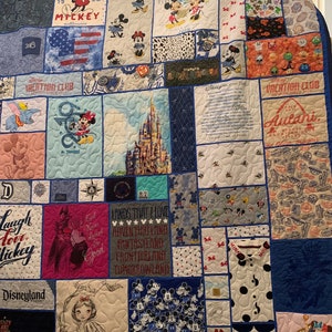 T-shirt quilt, memory quilt, custom quilt, deposit only.   SEE “Item Details” & "LEARN More" for Important Details