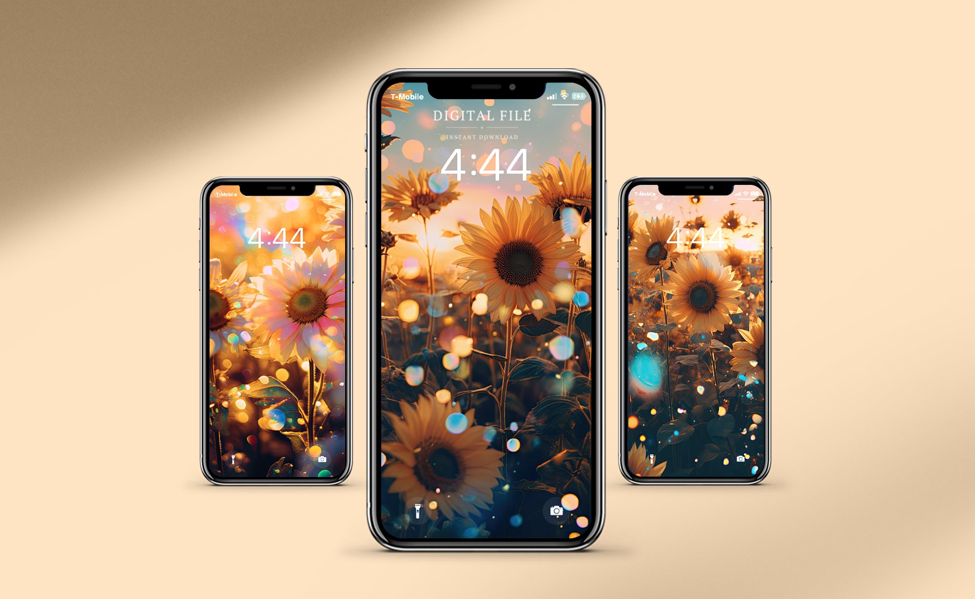 Sunflower Fall Wallpaper iPhone Floral for Lockscreen | Aesthetic Girly  Phone Background With Autumn Fall Charm for iPhone Android \u0026 iPad - Etsy  Israel, image size:2000x1228