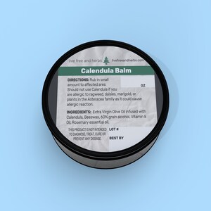 Calendula Balm |organically cultivated|