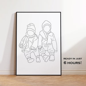 Ritratto personalizzato con disegno a tratteggio, regalo per papà, ritratto personalizzato, disegno a tratteggio personalizzato, regalo per lui, disegno a tratteggio, disegno artistico da foto