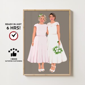 Faceless Portrait, benutzerdefinierte Illustration, personalisiertes Foto, Foto Illustration, personalisiertes Porträt, Freund Geschenk, Freundin Geschenk, so schnell wie möglich