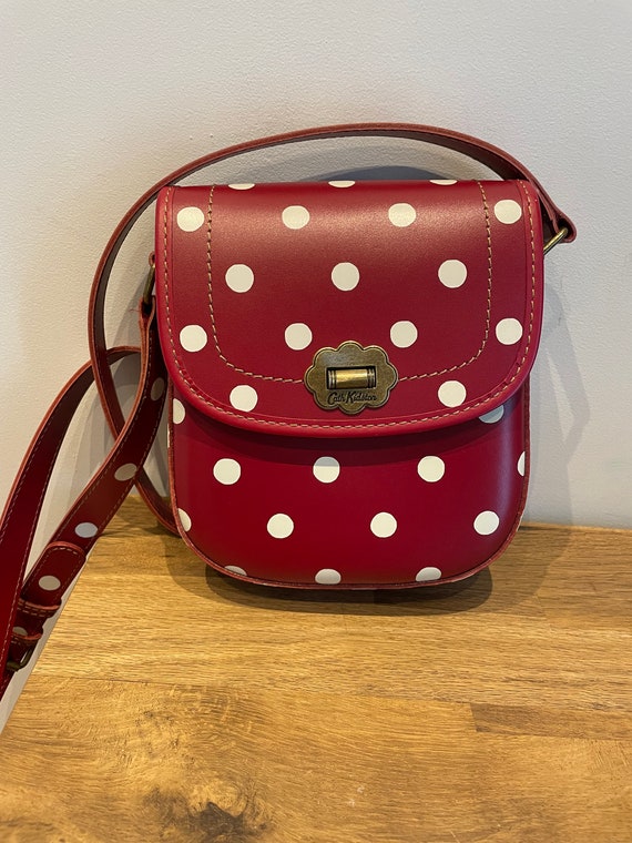 Cath kidston pink leather bag best sale