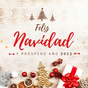 Feliz Navidad y Próspero Año Nuevo