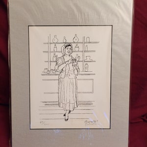 Mercer's Apothecary Shop Docent A Fredericksburg View prints of historic landmarks