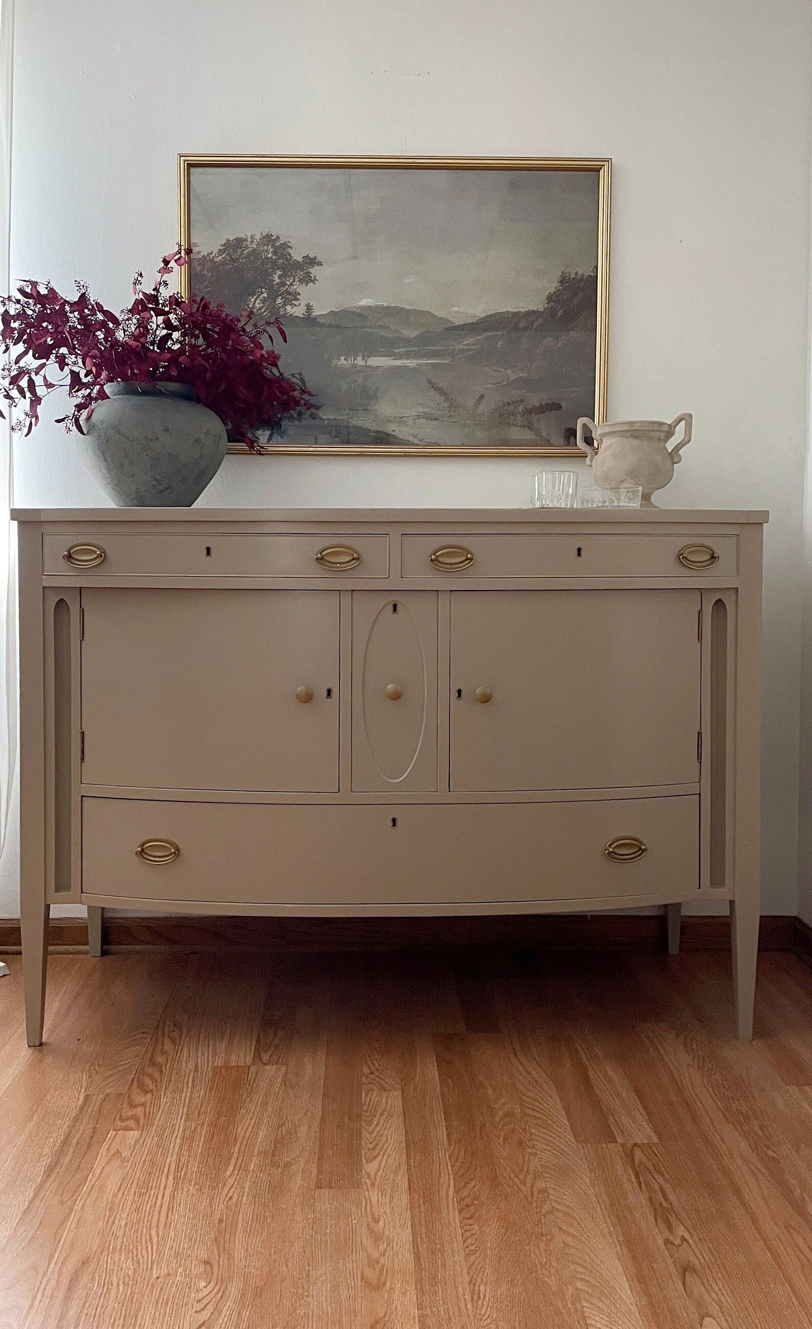 Painted Antique Sideboard Free Delivery Etsy