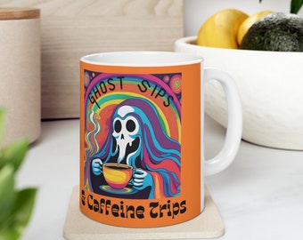 Taza de cerámica Ghost Sips: Licores no convencionales, 325 ml