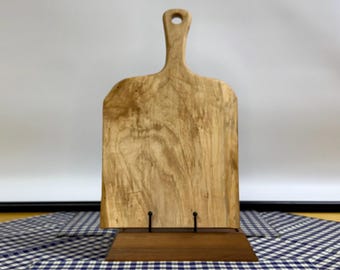 Hand Made Maple Paddle Style Charcuterie Board 17 3/4" T x 10" W x 3/4"