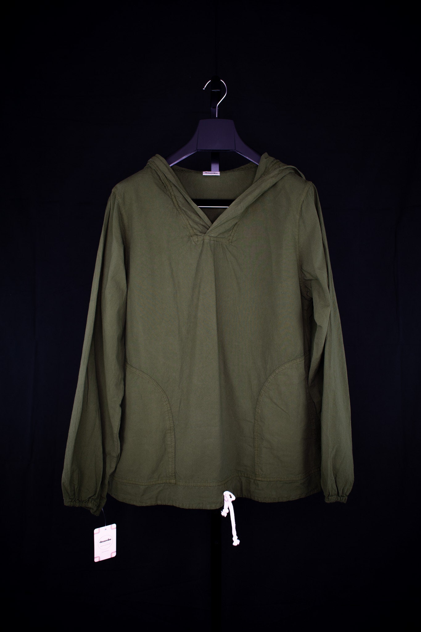 The Olive Green Parachute Summer Hoodie Unisex 100% Cotton Light and ...