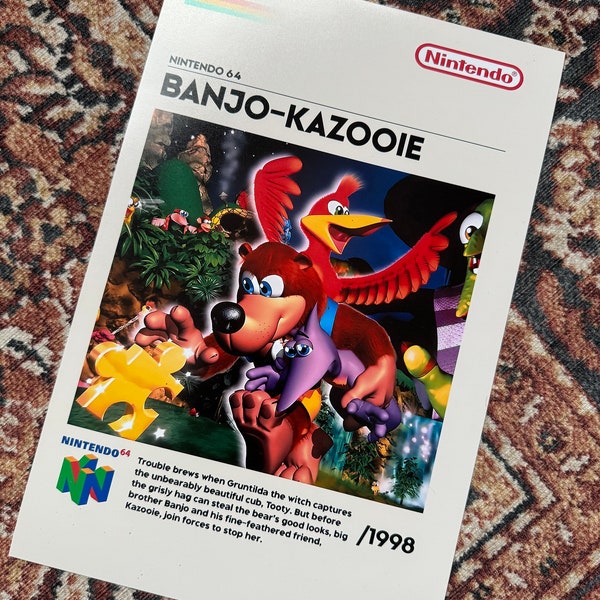 Banjo-Kazooie Poster | Nintendo