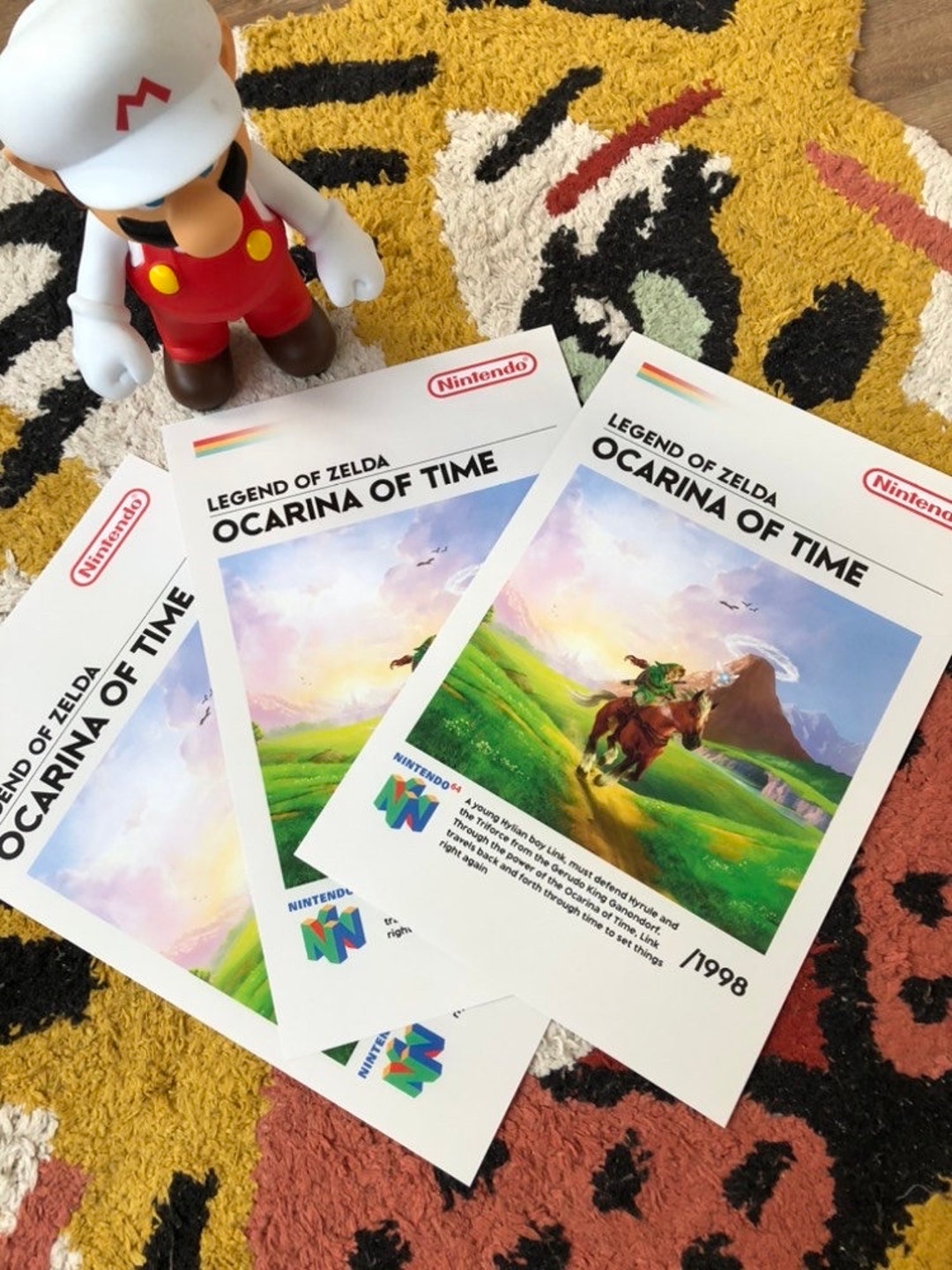 Zelda Poster Ocarina of Time Etsy