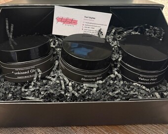 Set de regalo de manteca corporal batida: Velour Noir + Midnight Rouge + Exclusivo de Astoria, 113 ml cada uno