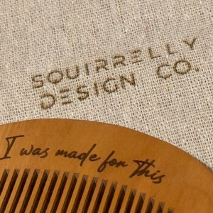 Custom Engraved Labor Comb | Birth Comb | Mothers, Midwives & Doulas