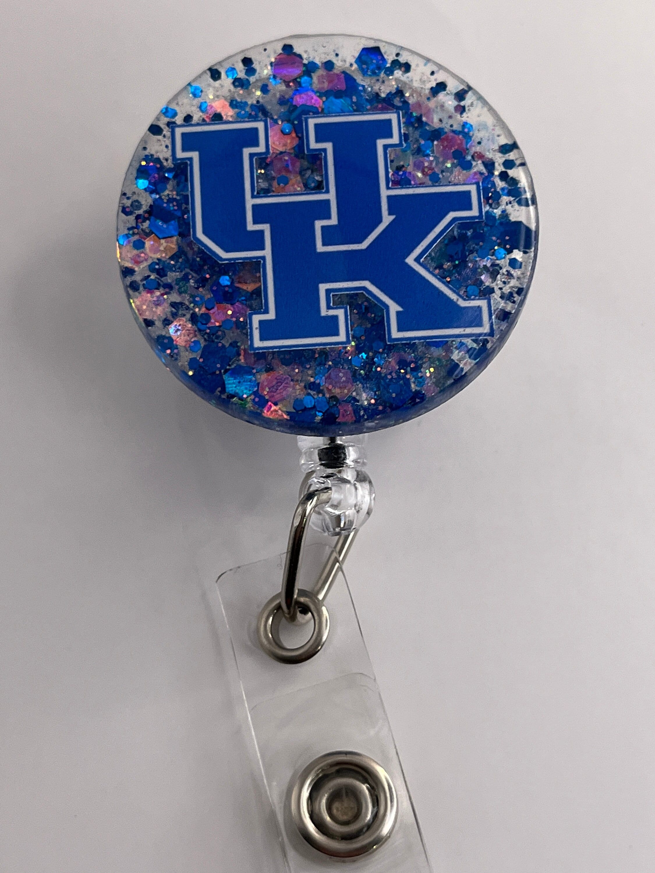 Duke Badge Reel, Retractable RN Badge Reel, Nurse Badge Reel, Basketball  Reel