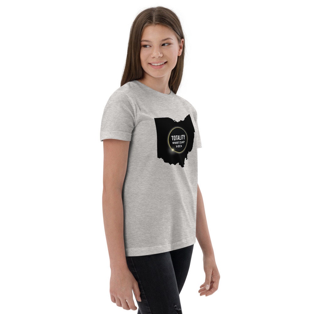 TOTALITY Total Solar Eclipse Wyandot County 04.08.24 Youth Jersey T