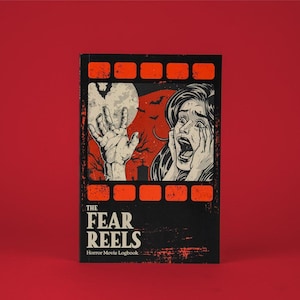 Fear Reels Horror Movie Log Book | Horror Journal to Review Horror Movies | Gift for Horror Fan | Spooky Halloween Gift